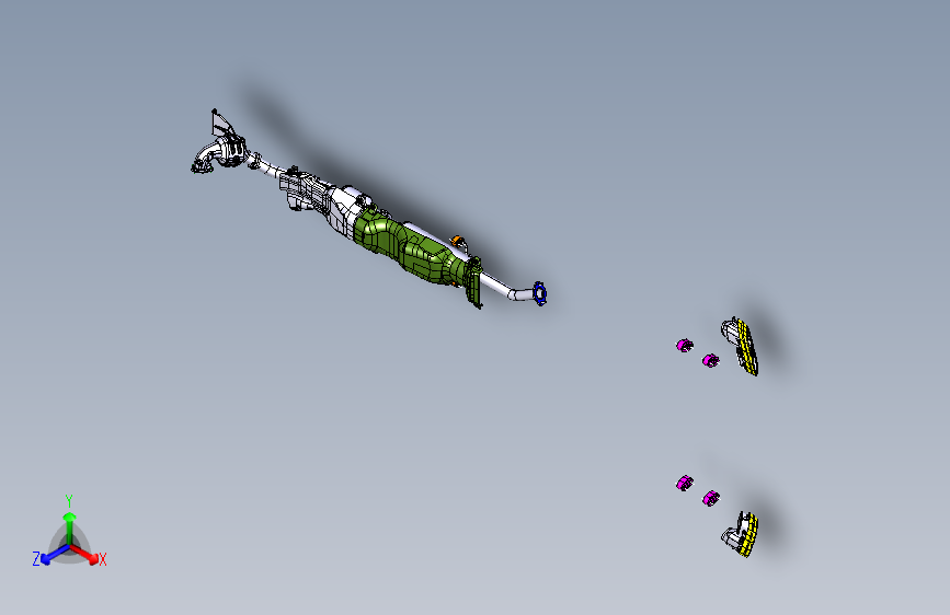 众泰 SR9 -排气系统装置 (2)