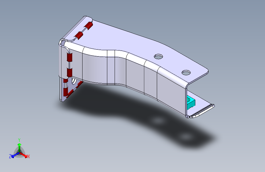 众泰 SR9 -仪表板横梁前围安装支架总成
