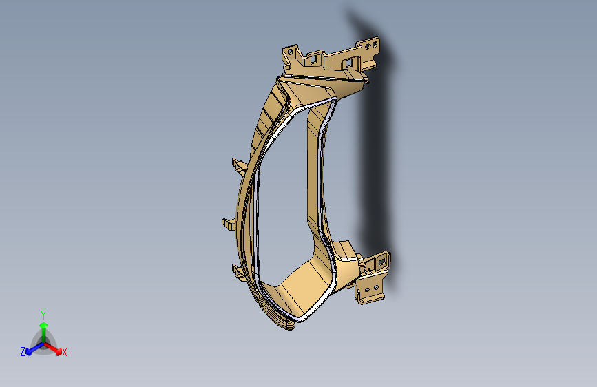 众泰 SR9 -组合仪表罩（顶配）