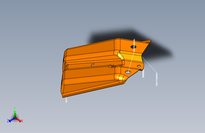 众泰 大迈X7 -前挡板上连接件-右