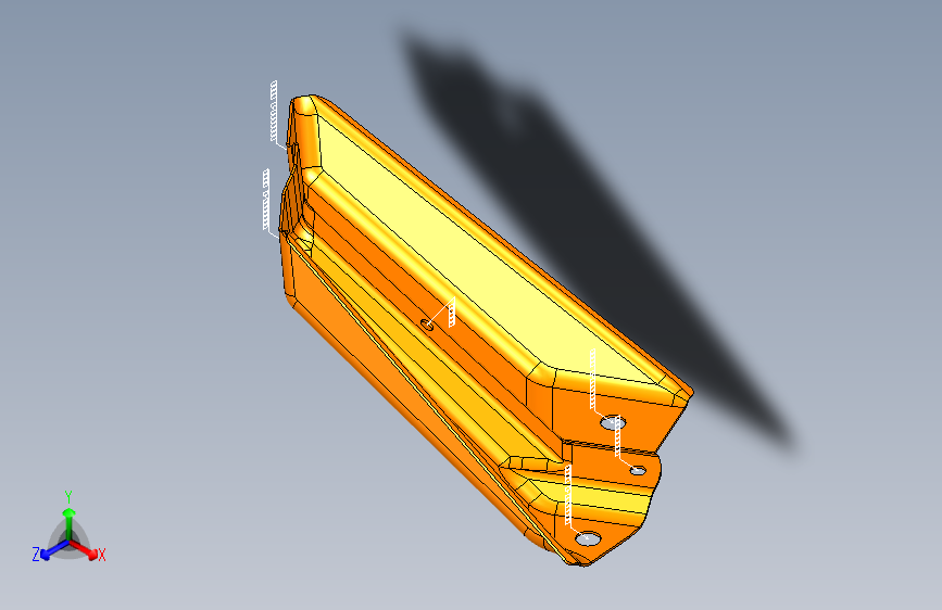 众泰 大迈X7 -前挡板上连接件-左