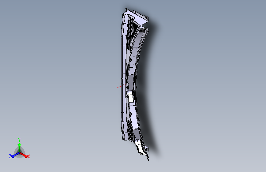 众泰 大迈X7 -前围上部通风盖板总成装置