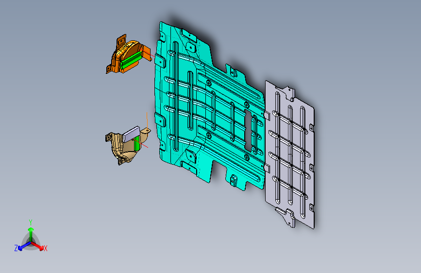 众泰-（EV）E01-2802001001-E01(发动机下罩总成装置)