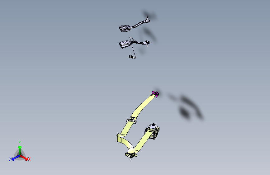 众泰-（EV）E01-5810001001-E01(安全带装置)