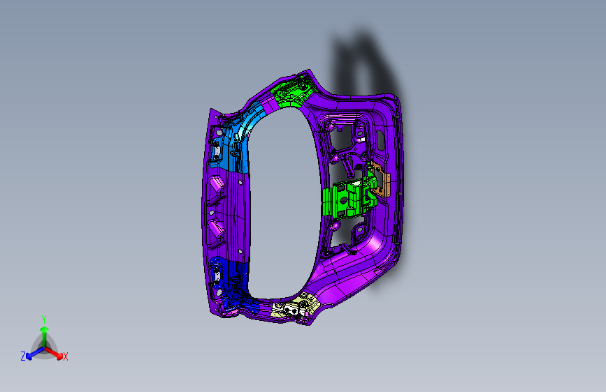 众泰-（EV）云100 -后背门总成(含雨刮器)