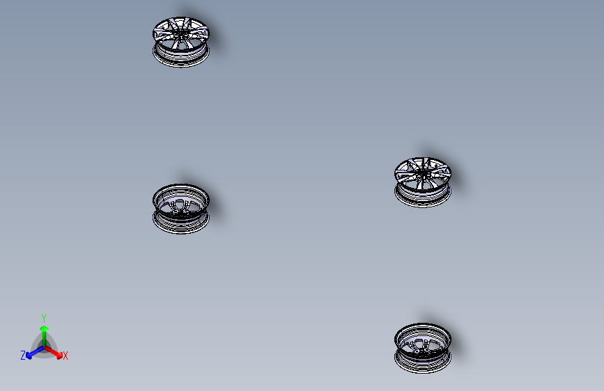 众泰-（EV）云100 -铝轮系统总成