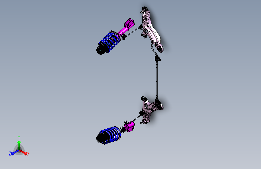 众泰-（EV）云100 -前悬架总成装置