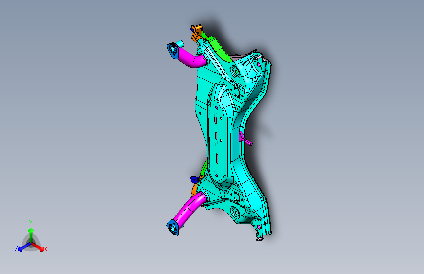 众泰-（EV）云100 -前副车架装置