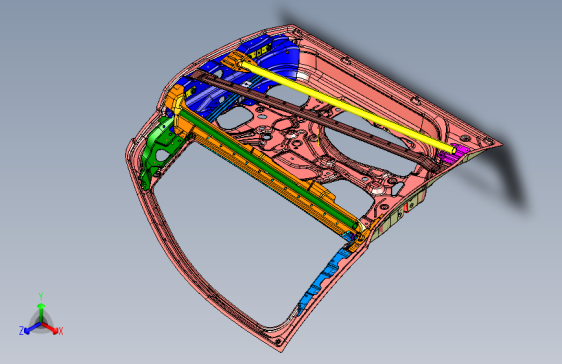 众泰-（EV）云100 -右前门总成