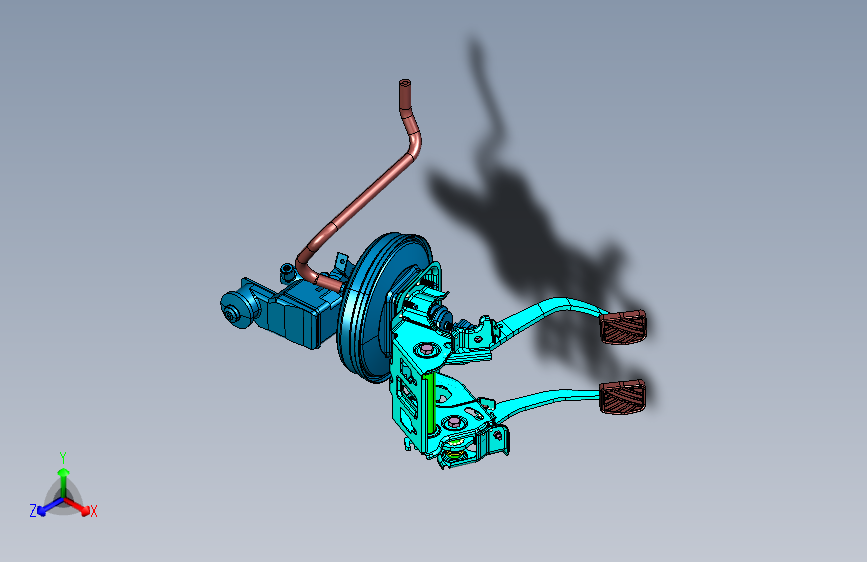 众泰-（EV）云100 -制动助力操纵装置
