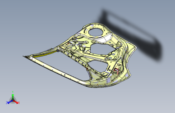 众泰-（EV）云100 -左后门总成