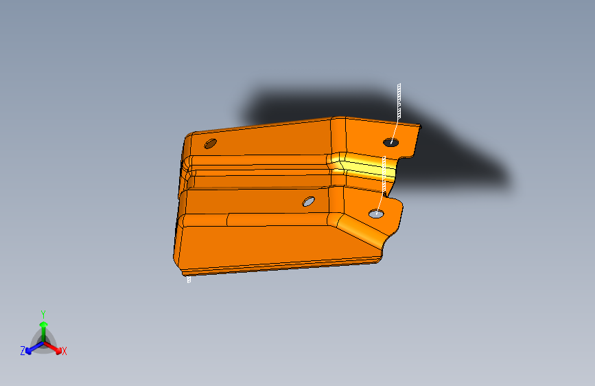 众泰-SR9-5301012 前挡板上连接件-右