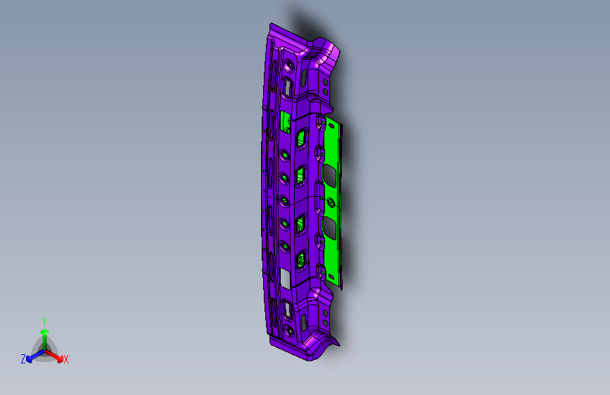众泰-君马S70 -顶盖后顶梁总成