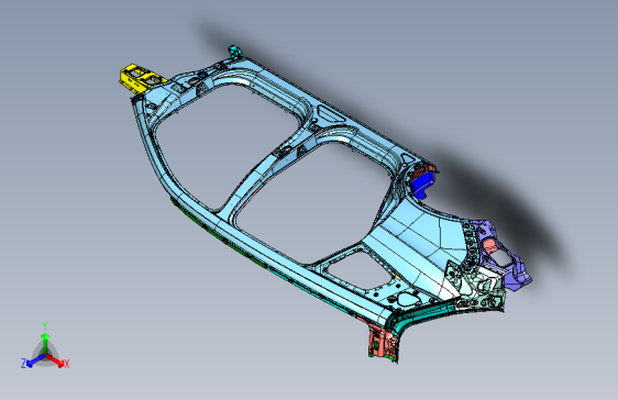众泰-君马S70 -侧围总成-右