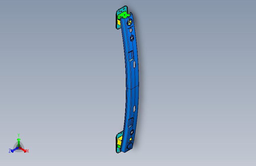 众泰-君马S70 -后保横梁总成