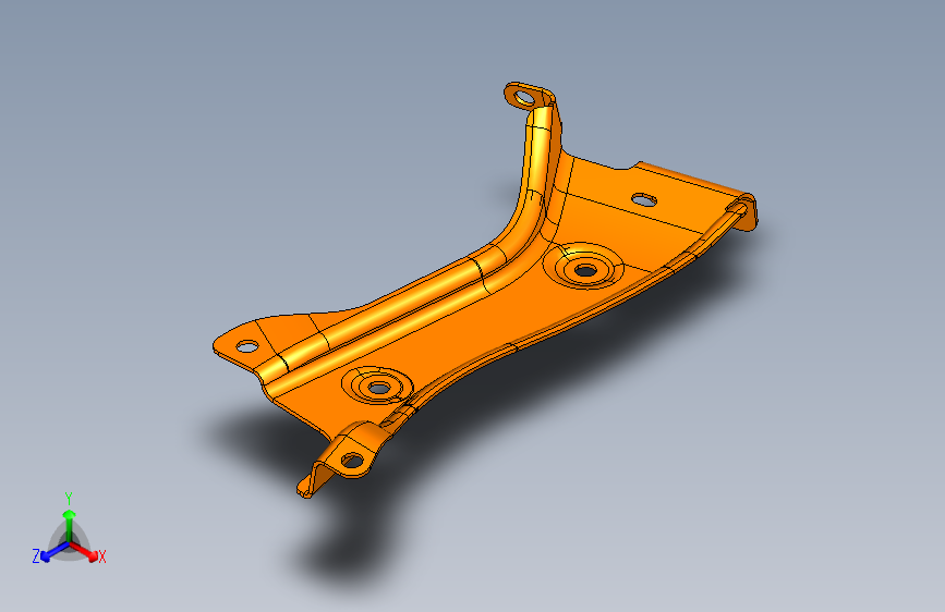 众泰-君马S70 -右后轮罩内板支撑板