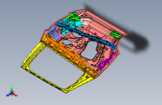 众泰-君马S70 -右后门总成