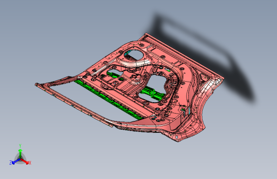 众泰-君马S70 -左后门总成