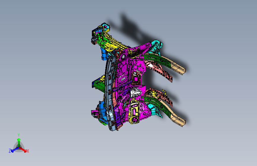 众泰-君马S70 -下车身焊接总成