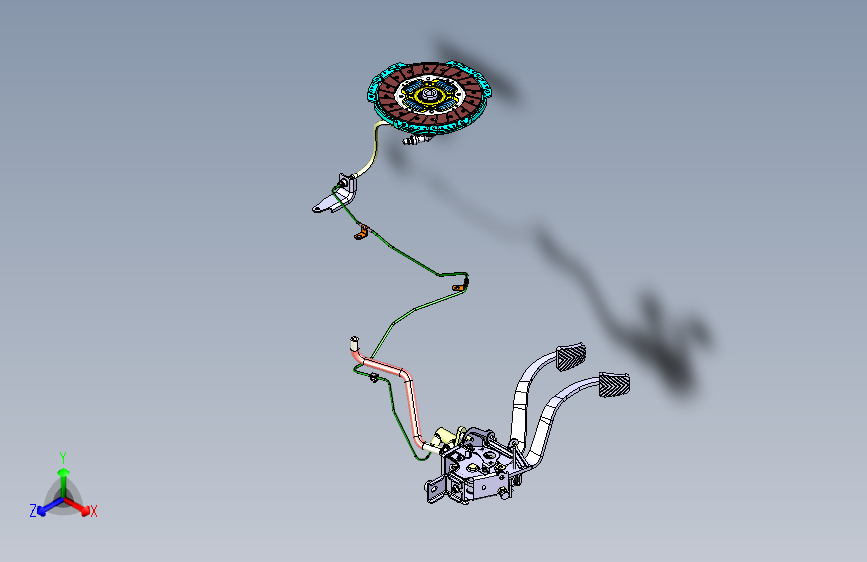 众泰-君马S70-1602001 离合器操纵机构装置