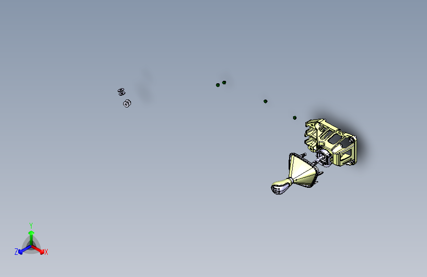 众泰-君马S70-1703001 换档操纵机构装置