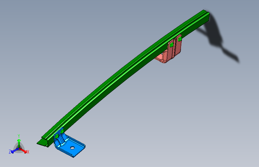 众泰-君马S70-6209001 车门玻璃导轨装置