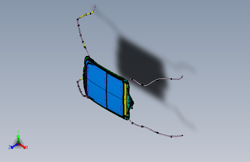 众泰-君马S70-天窗总成装置