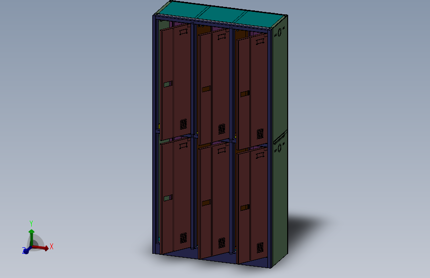 学校更衣室设计模型--192711-35