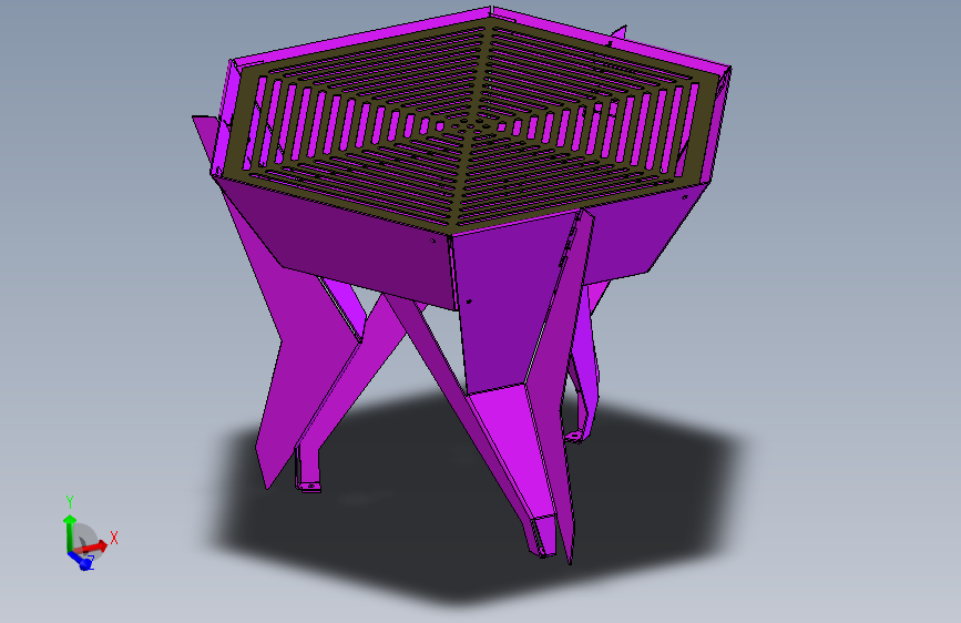 36-六边形烧烤炉