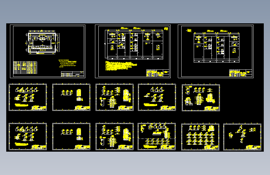 1500A密集型母线槽室结构图