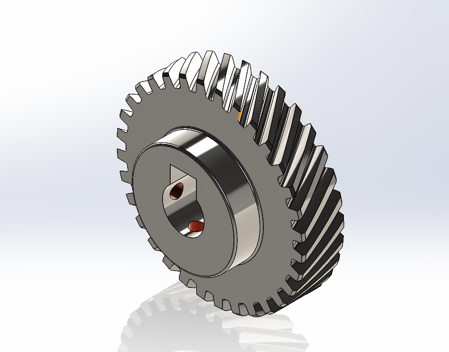 输入轴与输出轴共线的三级斜齿轮减速箱