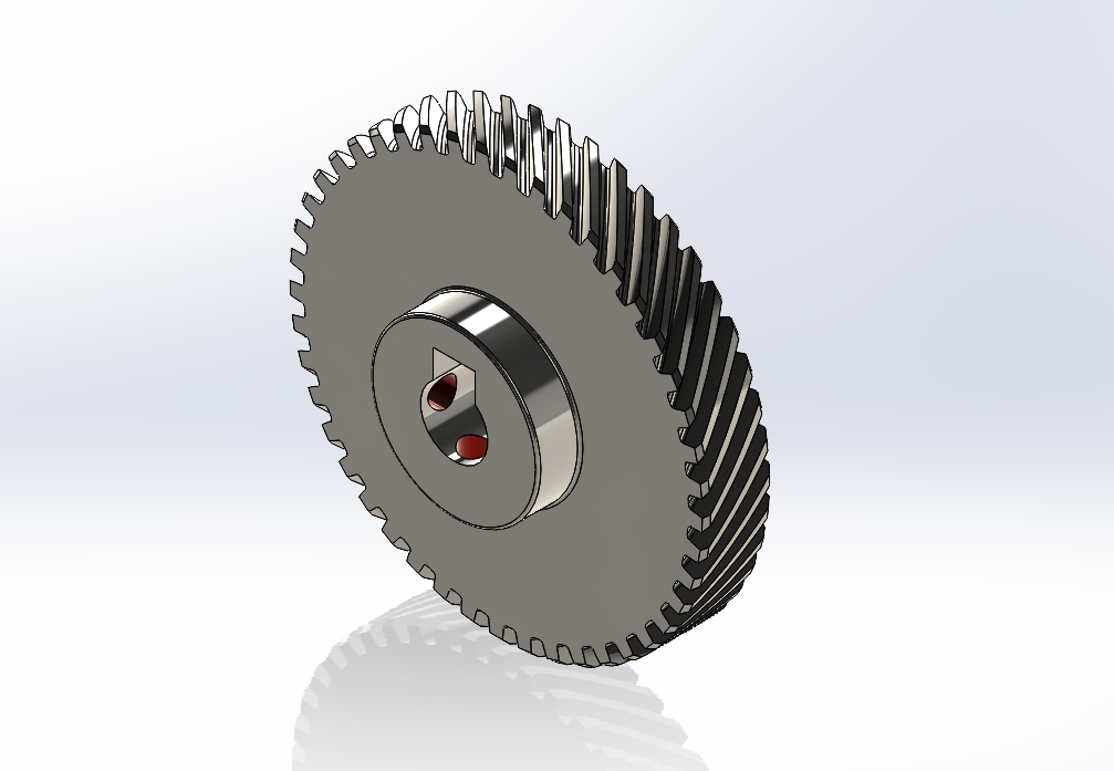 输入轴与输出轴共线的三级斜齿轮减速箱