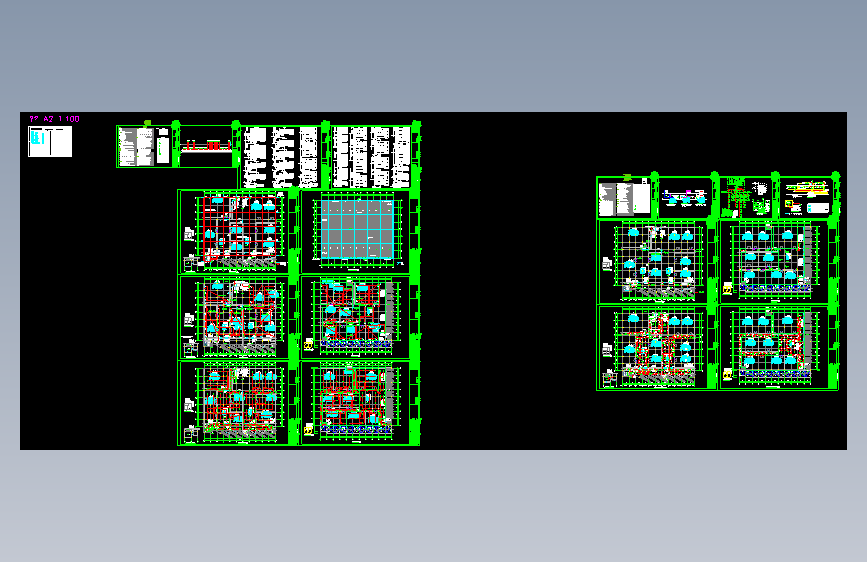 某冷库全套建筑电气设计施工CAD图纸（含设计说明）