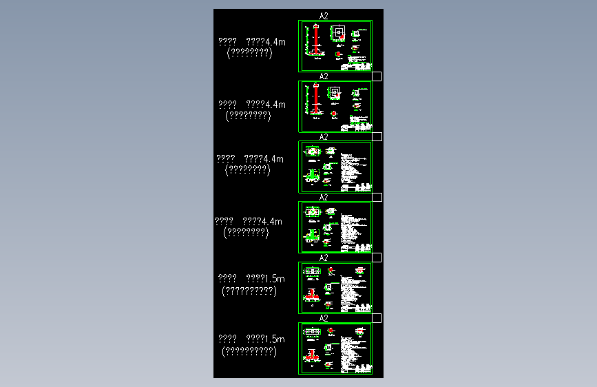 一城市架空支墩建筑参考详图