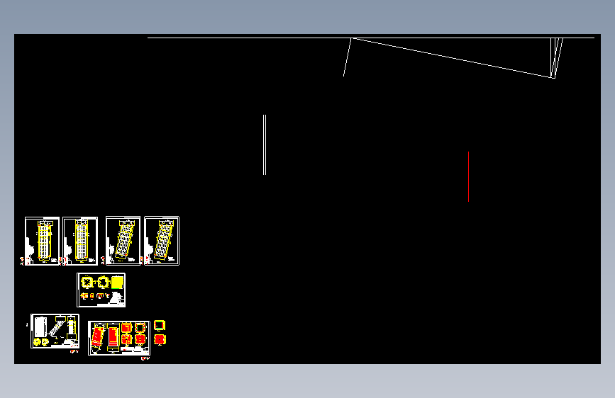 卢浦大桥设计CAD全图