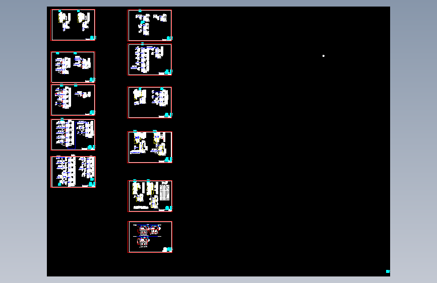 某地区体育馆智能照明系统全套设计cad施工图