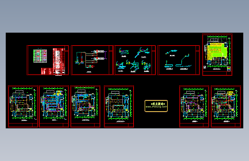 某生产车间百级洁净室设计图纸
