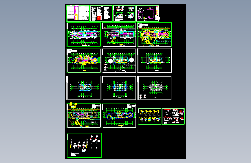 某商业中心暖通图纸