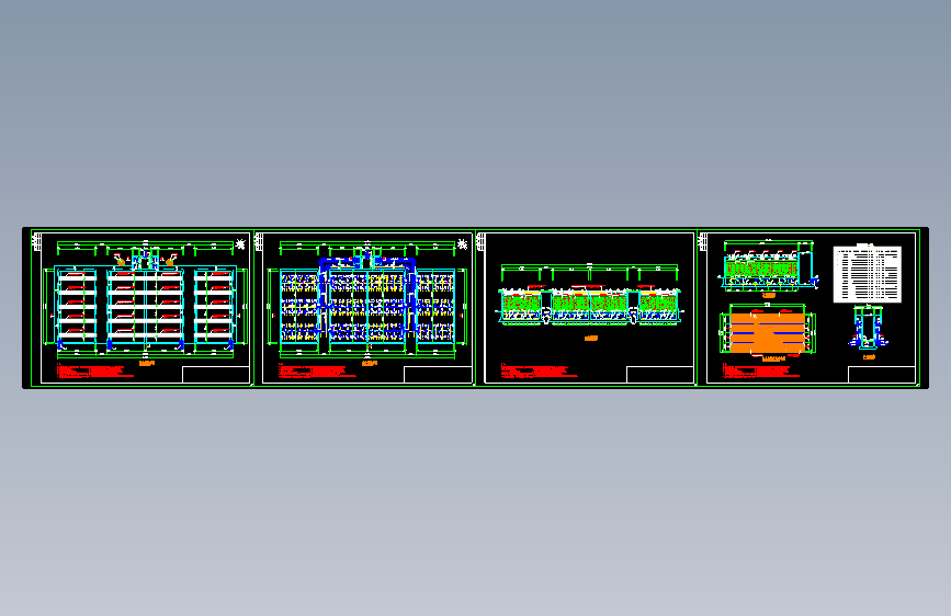 5000td印染废水水解酸化池工艺图
