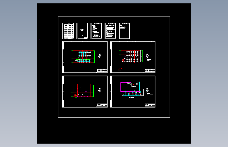 某药厂颗粒车间30万级洁净空调设计图纸
