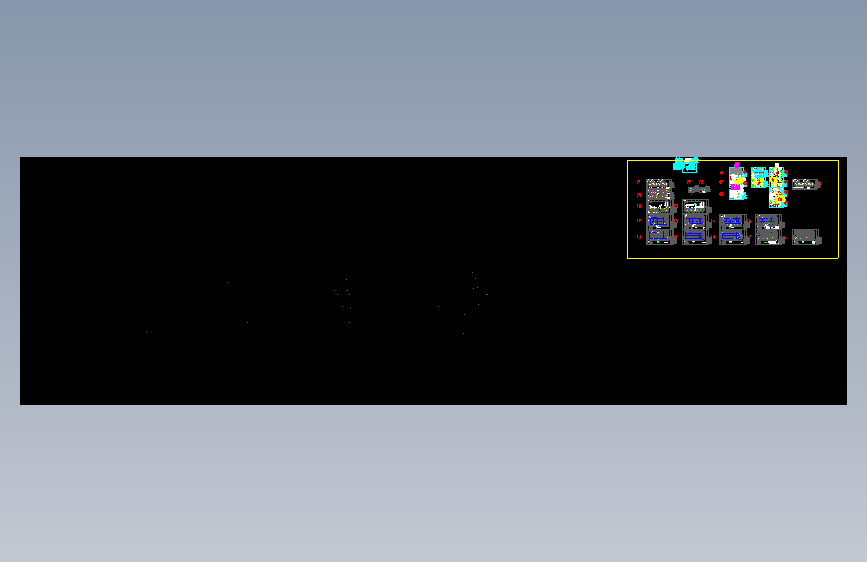 某市科技大学电气设计CAD布置图