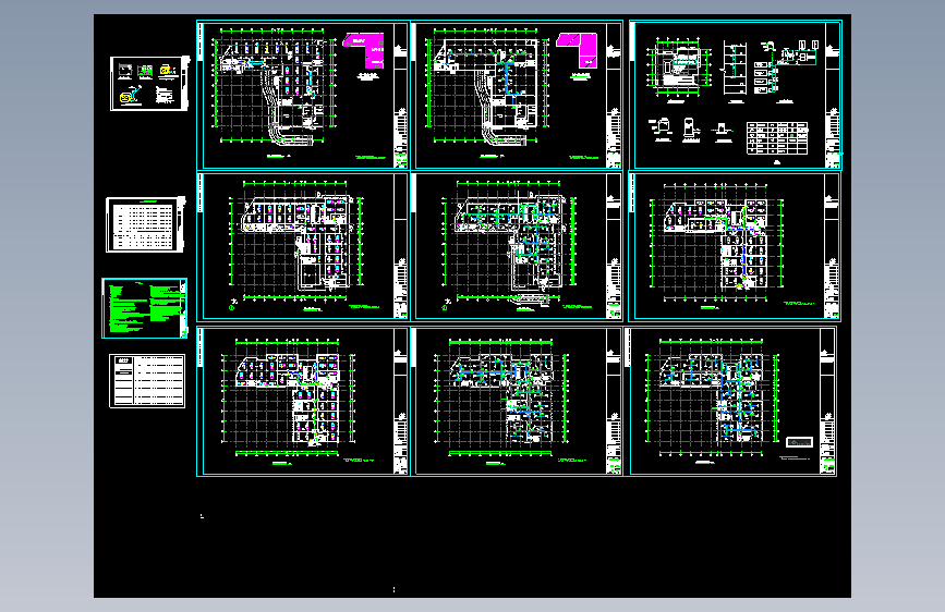 某地三层商住楼空调系统设计施工图