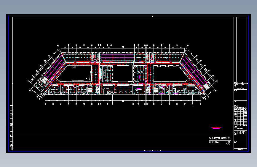 华中某科技大学全套电气设计强电部分cad图纸
