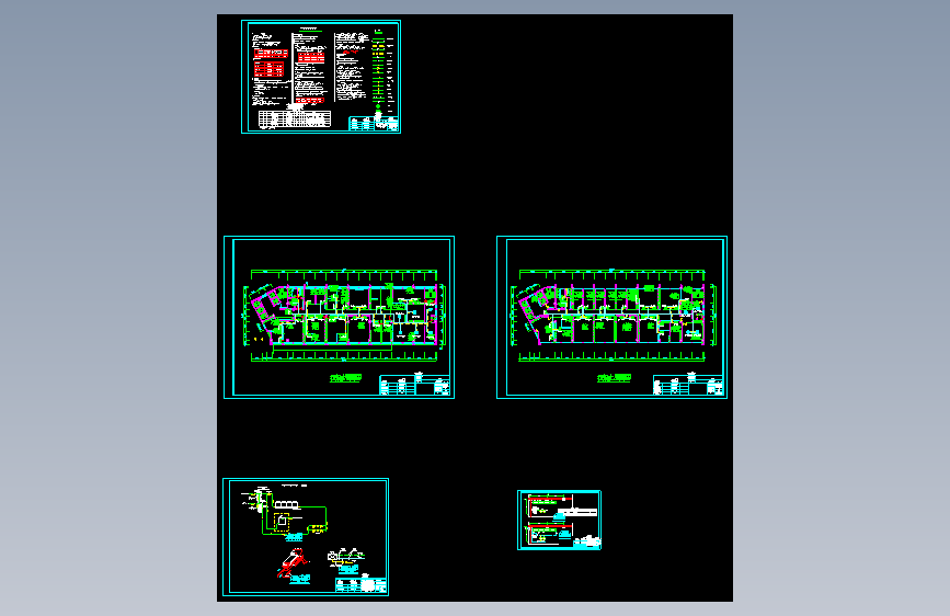 风冷模块加风机盘管空调系统设计图