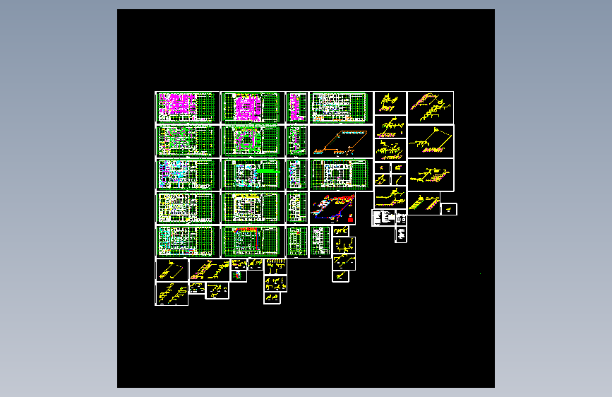 30万级车间洁净区空调系统暖通施工图设计