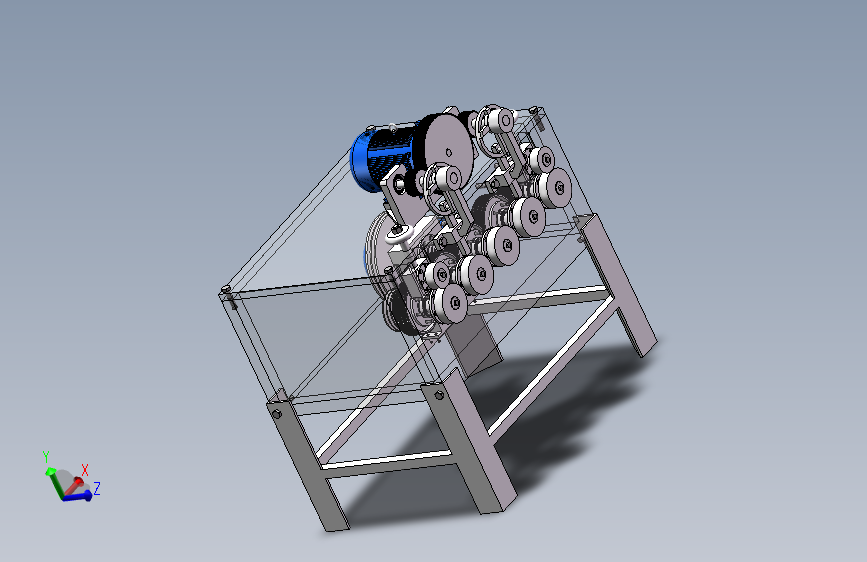 钢筋弯曲机三维建模