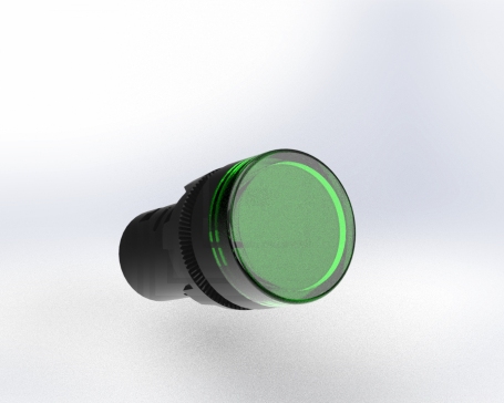 20mm绿色面板灯