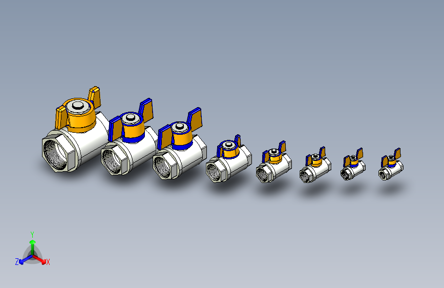 2分到2寸手柄球阀
