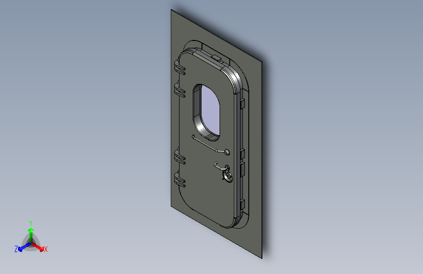 密封结构舱门板