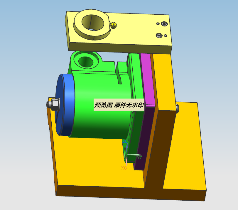 左支座加工工艺及钻25mm孔夹具设计含UG三维图 966969